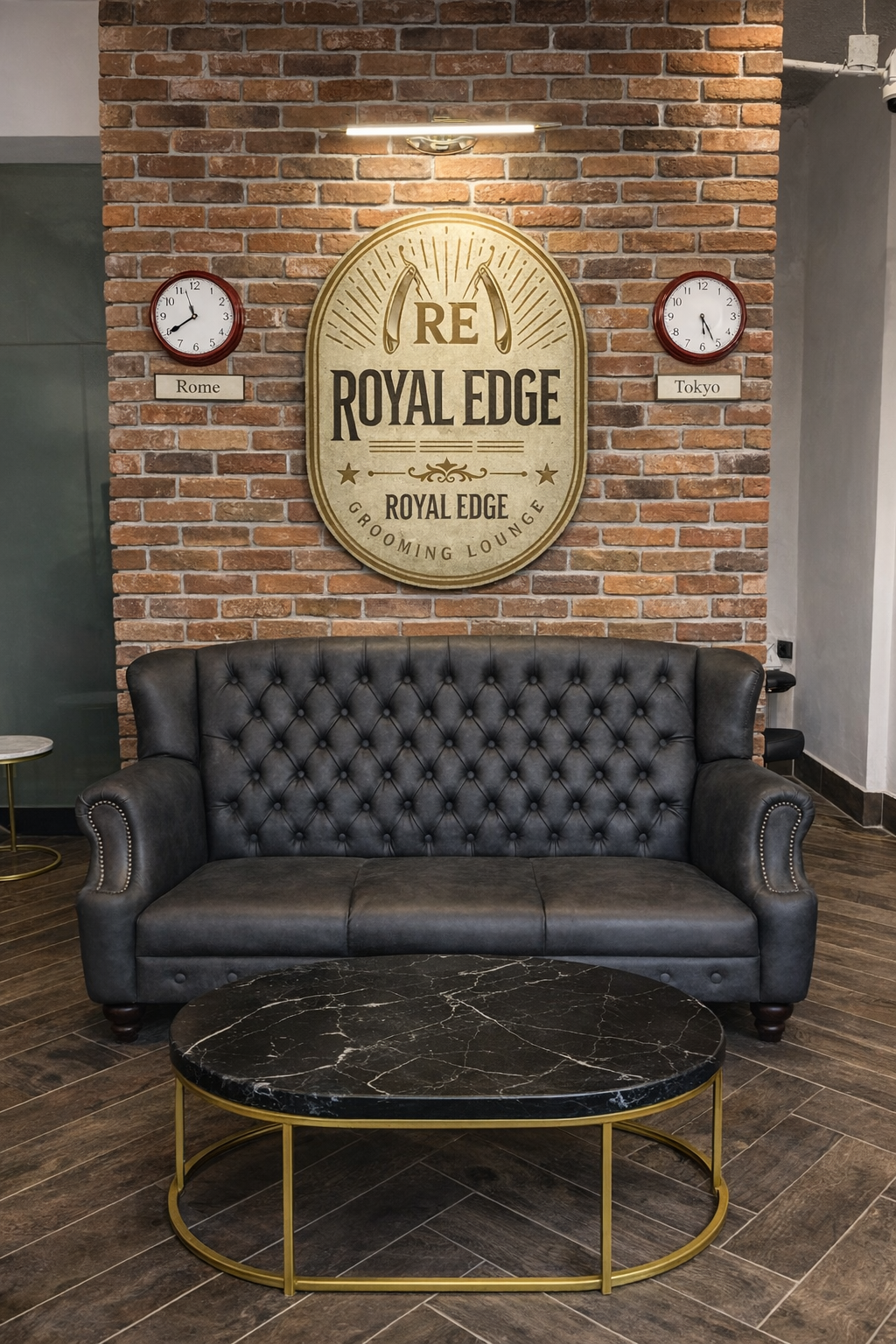 Royal Edge Grooming salon lounge